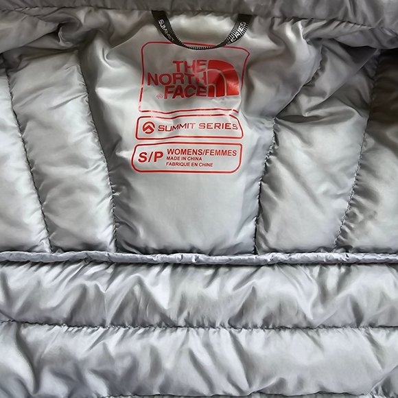 Women's North Face Summitt Series 800 Puffer Down Jacket Gray Size Small - Picture 4 of 12
